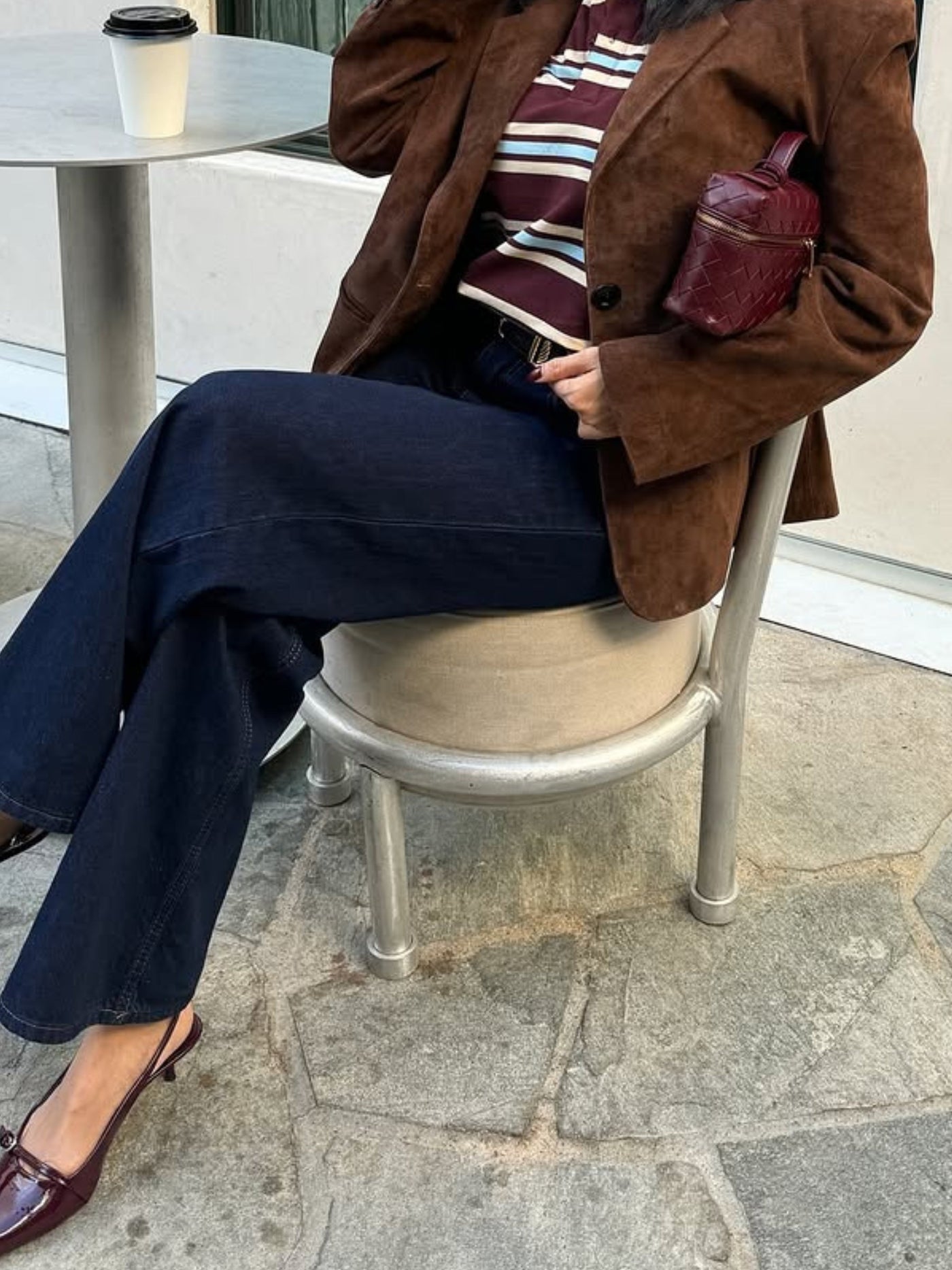 Juliette | Strukturierte Glänzende Woven Tasche