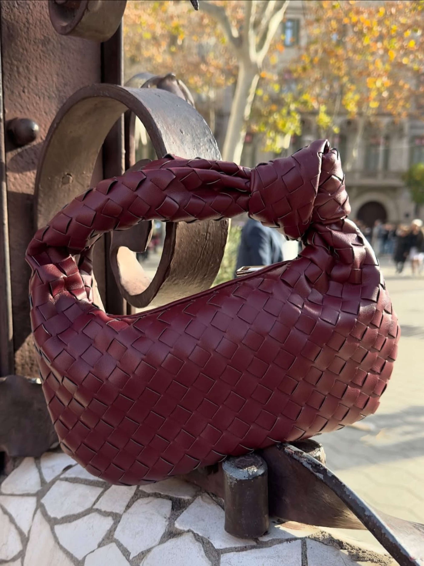 Sienna | Kleine Tasche mit Geflochtenem Griff