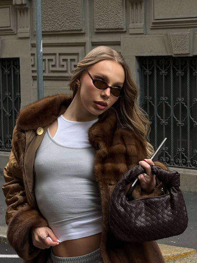 Sienna | Kleine Tasche mit Geflochtenem Griff