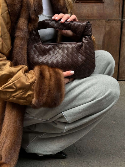 Sienna | Kleine Tasche mit Geflochtenem Griff