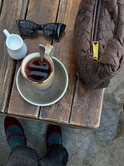 Renee | Mini-Tasche aus weichem, geflochtenem Wildleder