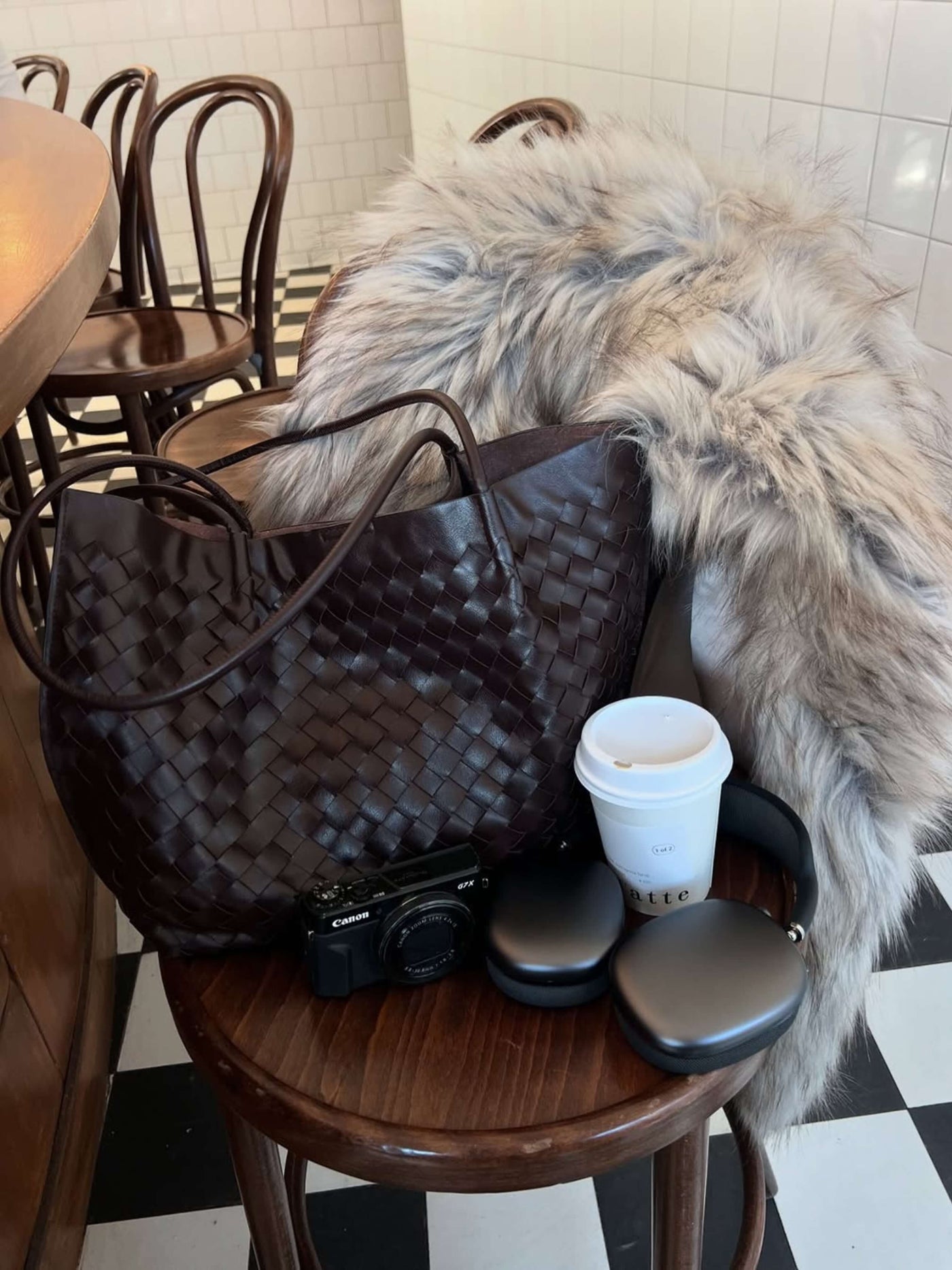 Lila | Woven Tote Tasche für den Tag