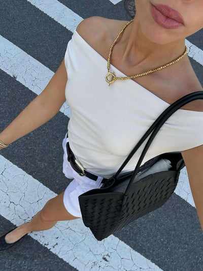 Lila | Woven Tote Tasche für den Tag