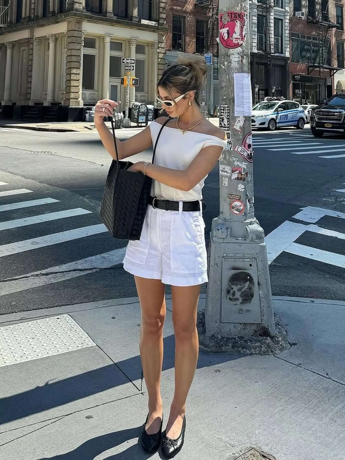 Lila | Woven Tote Tasche für den Tag