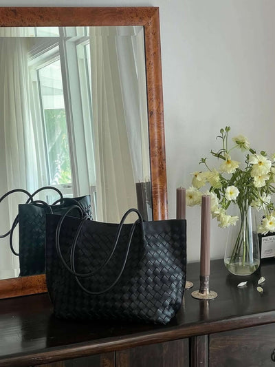 Lila | Woven Tote Tasche für den Tag
