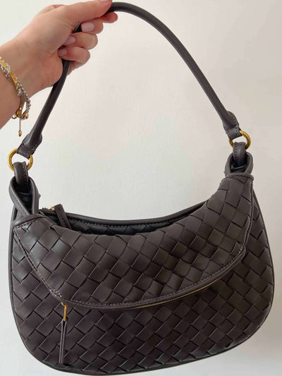 Sarah | Umwandelbare Woven Schultertasche