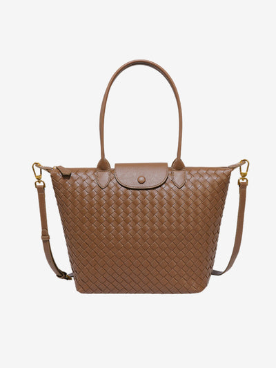 Isabelle | Geräumige, Geflochtene Tote Tasche für Jeden Tag