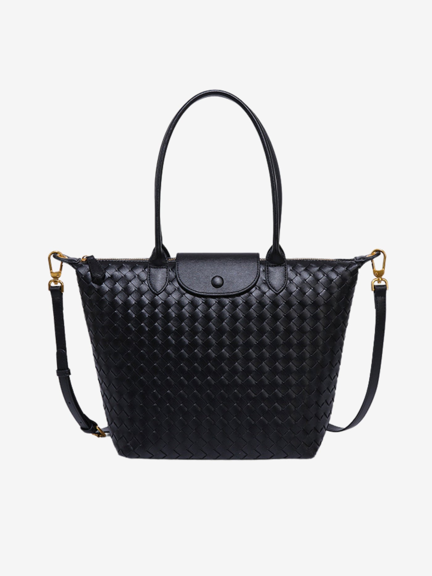 Isabelle | Geräumige, Geflochtene Tote Tasche für Jeden Tag