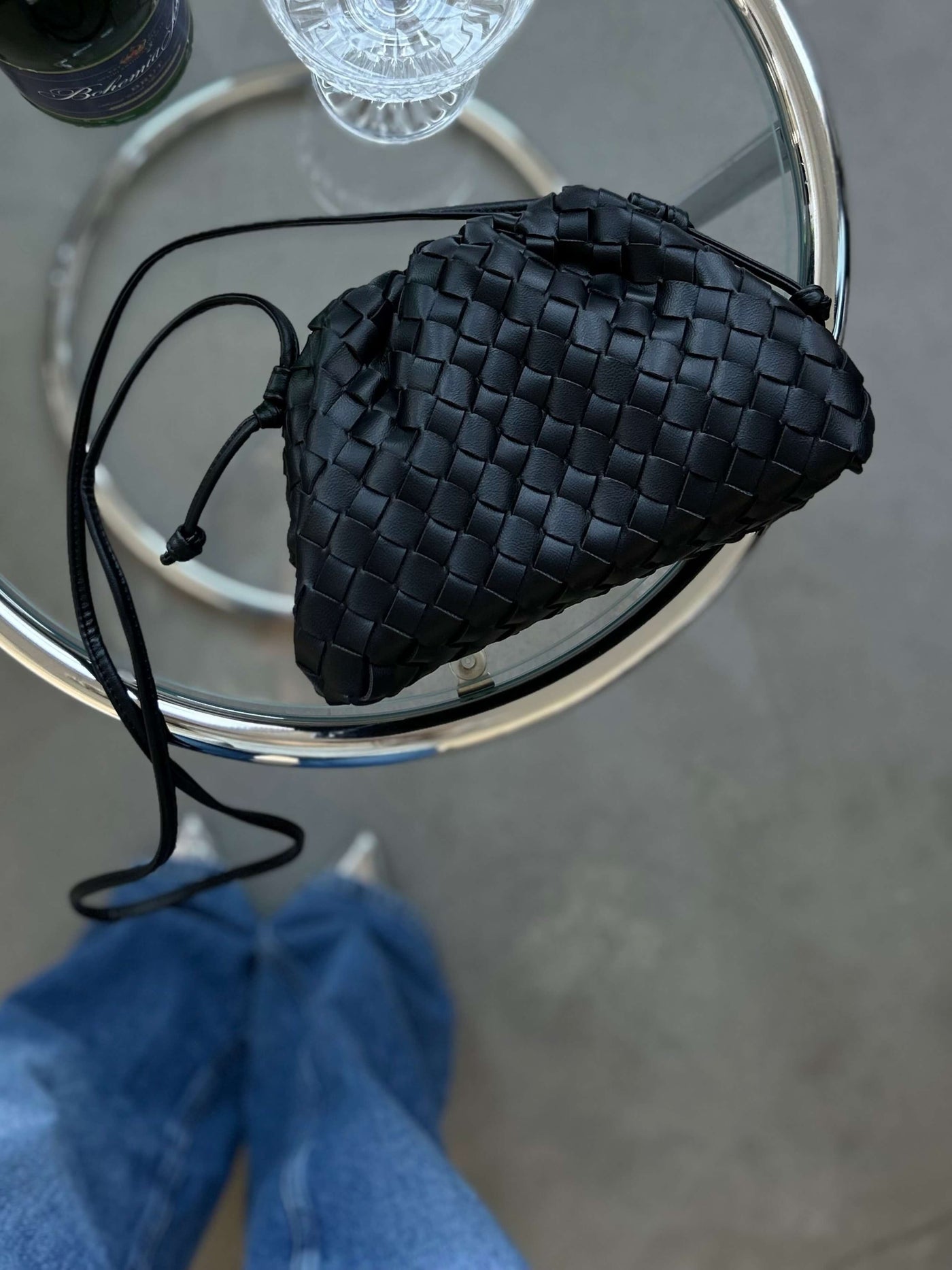 Heleina | Elegante geflochtene Umhängetasche