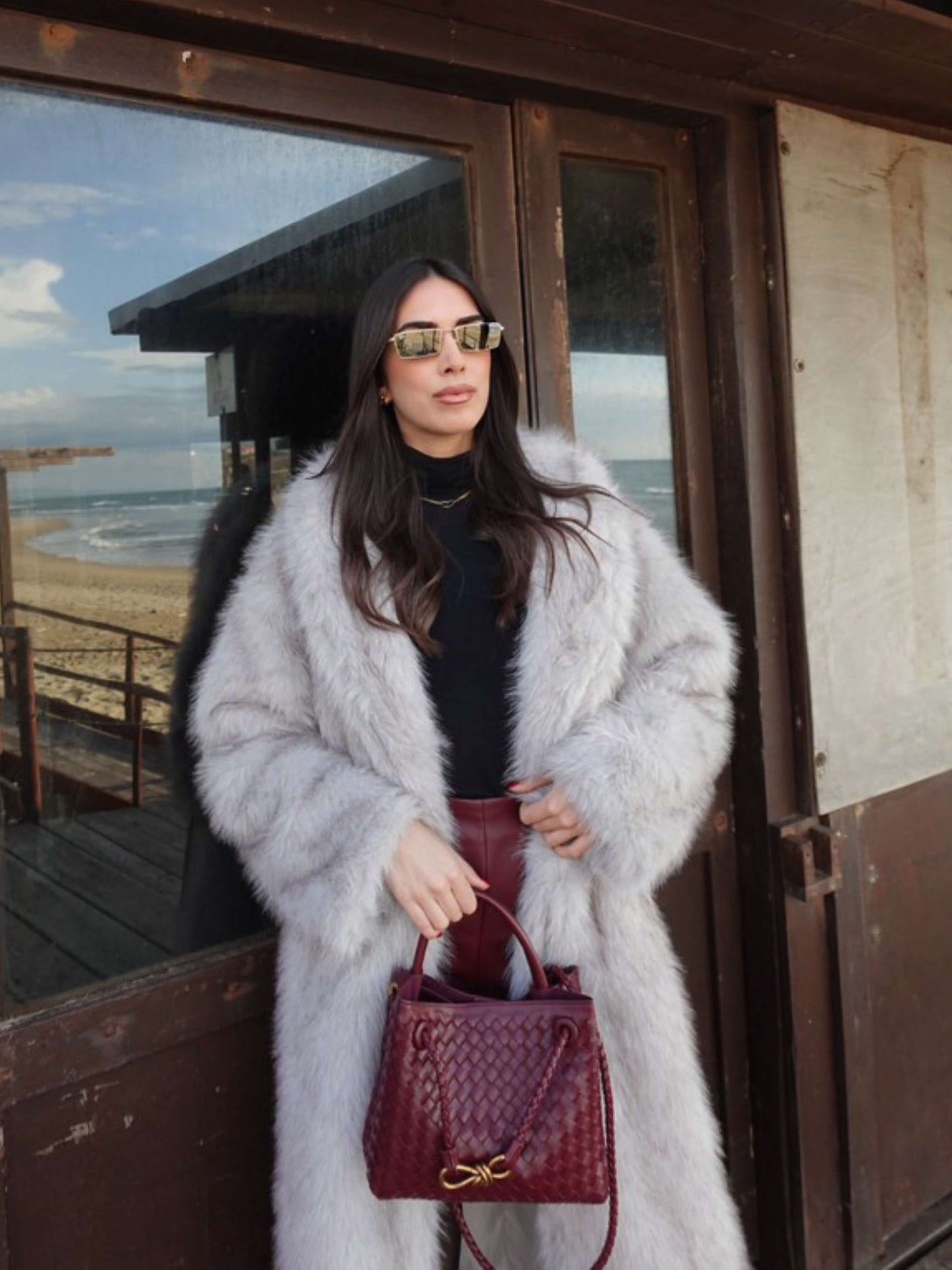 Eloise | Woven Kompakte Texturierte Tasche