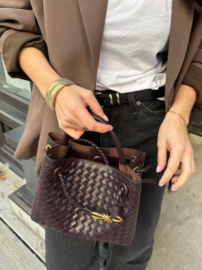 Eloise | Woven Kompakte Texturierte Tasche