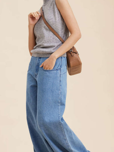 Eliza | Quadratische Tasche mit glänzendem Reißverschluss