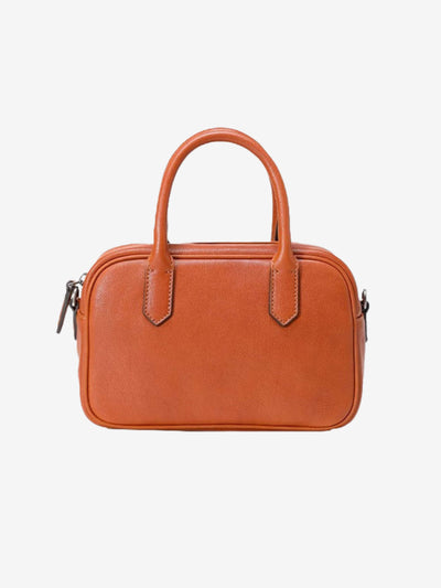 Eliza | Quadratische Tasche mit glänzendem Reißverschluss