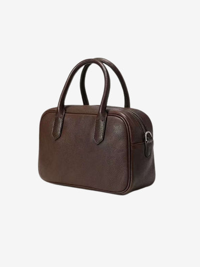 Eliza | Quadratische Tasche mit glänzendem Reißverschluss