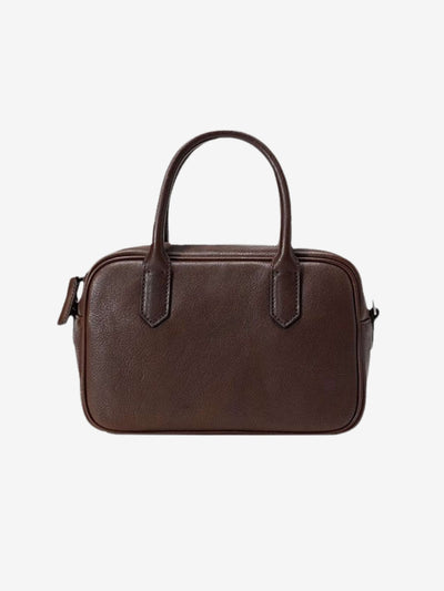 Eliza | Quadratische Tasche mit glänzendem Reißverschluss