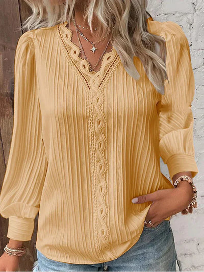 Alison – Streifenpullover mit Kragen