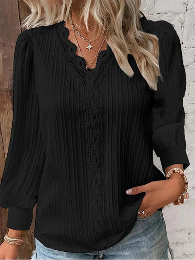 Alison – Streifenpullover mit Kragen