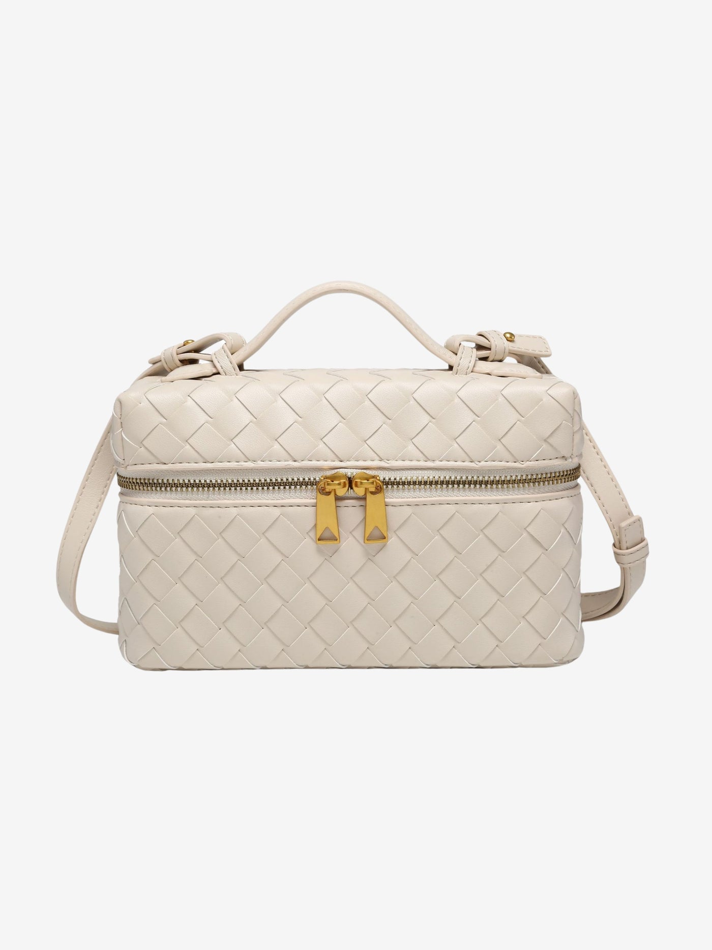 Juliette | Strukturierte Glänzende Woven Tasche