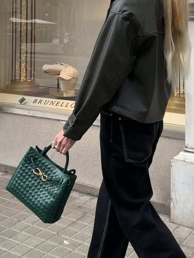 Eloise | Woven Kompakte Texturierte Tasche