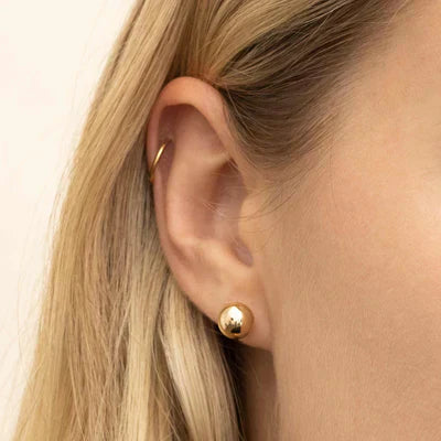 Soravelle | Runde Ohrringe aus 18K Gold