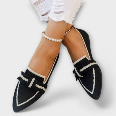 Celia - Flache geflochtene Schuhe