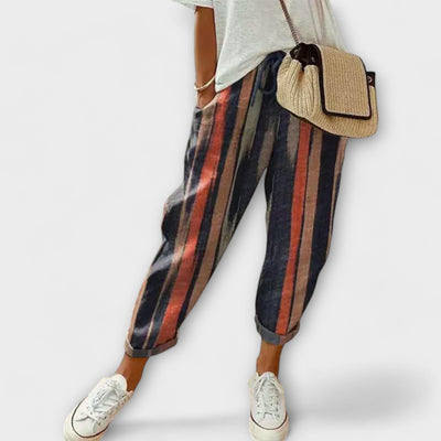 Burga - Bequeme Baumwoll- und Leinenhose
