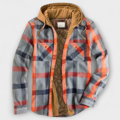 Karierte Jacke