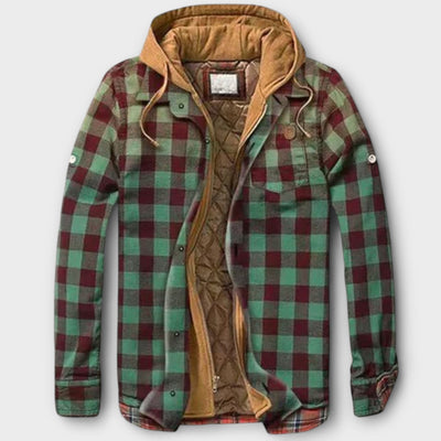 Karierte Jacke