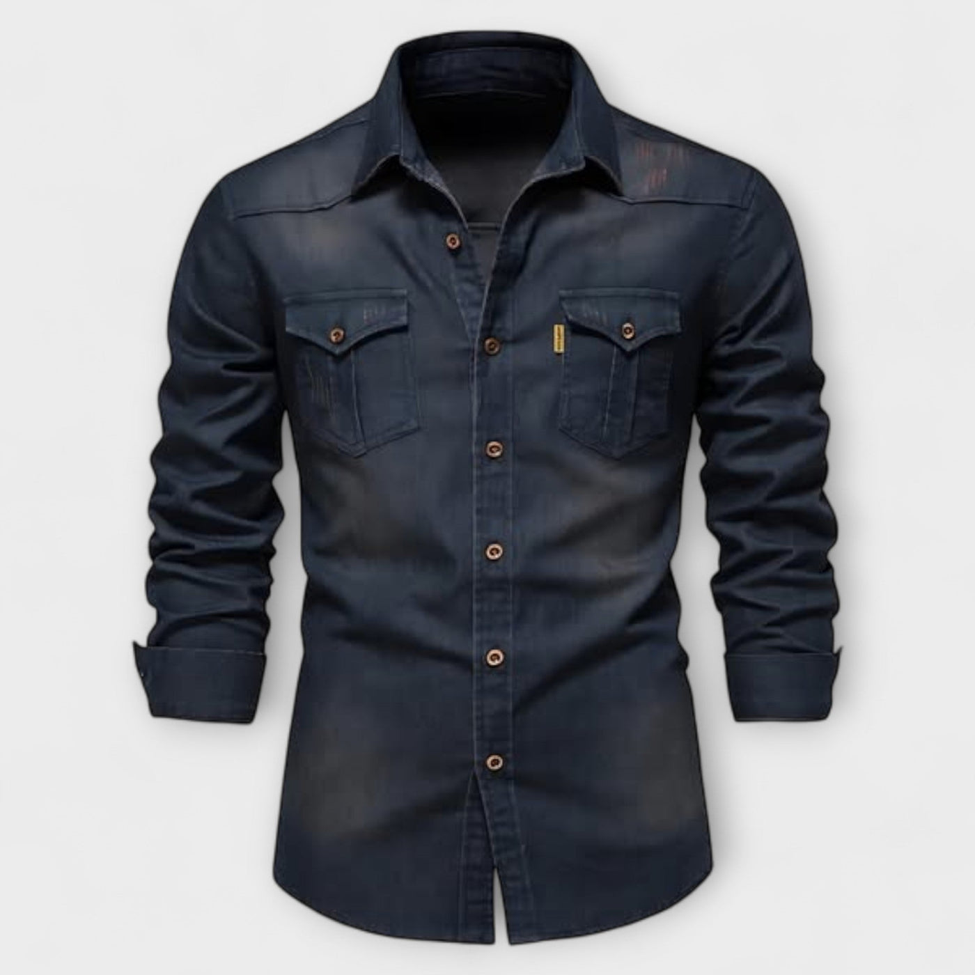 Slim Fit Denim Hemd