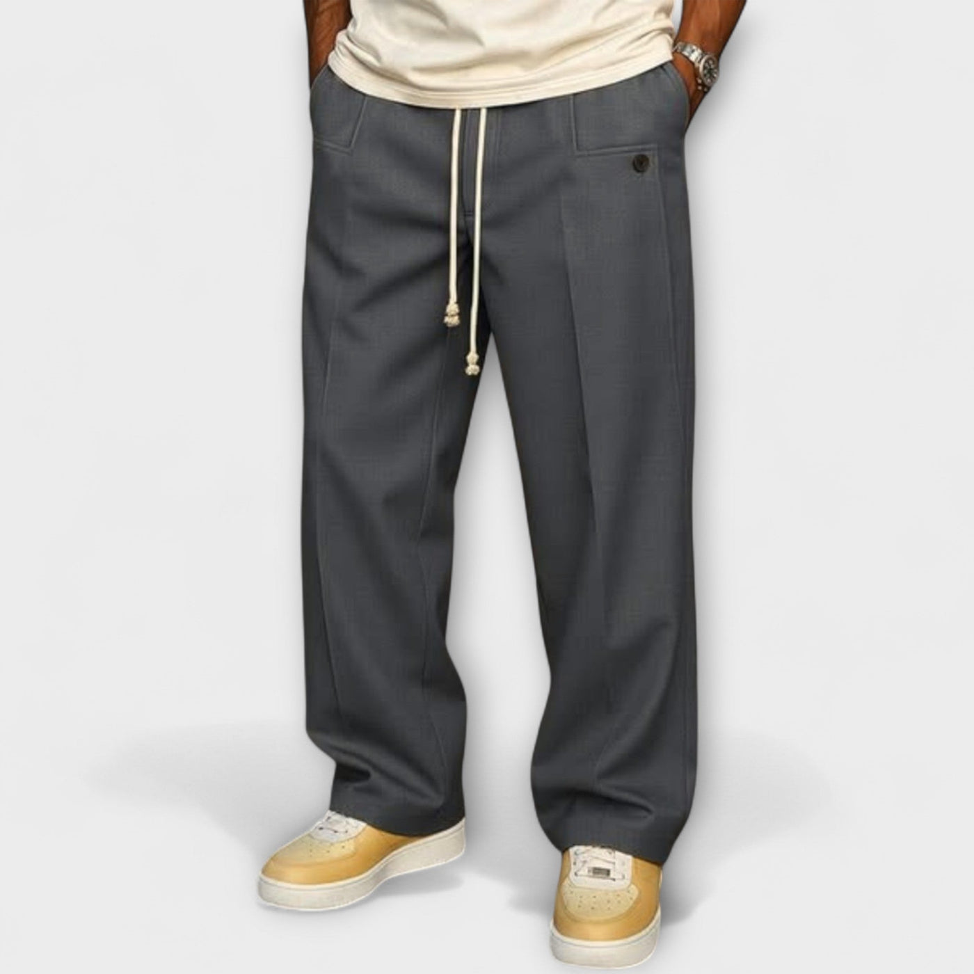 Elegante Hose mit urbanem Kordelzug