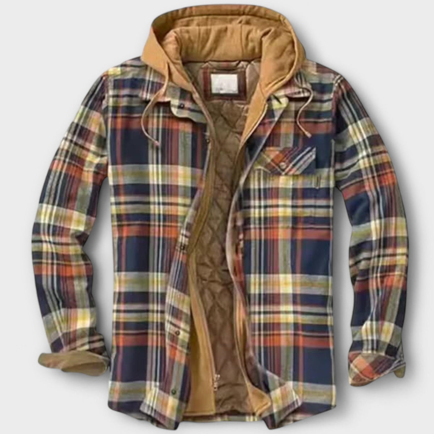 Karierte Jacke
