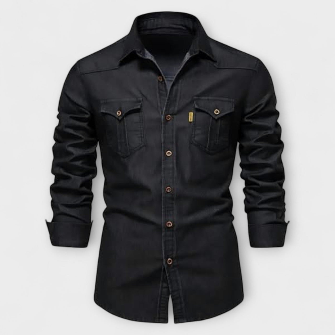 Slim Fit Denim Hemd