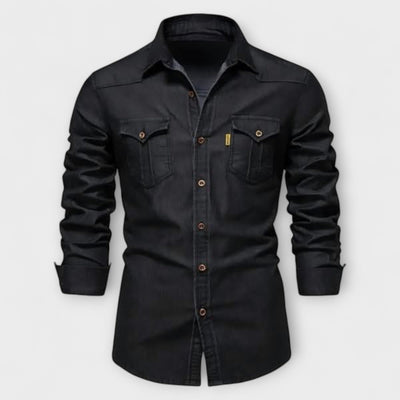 Slim Fit Denim Hemd