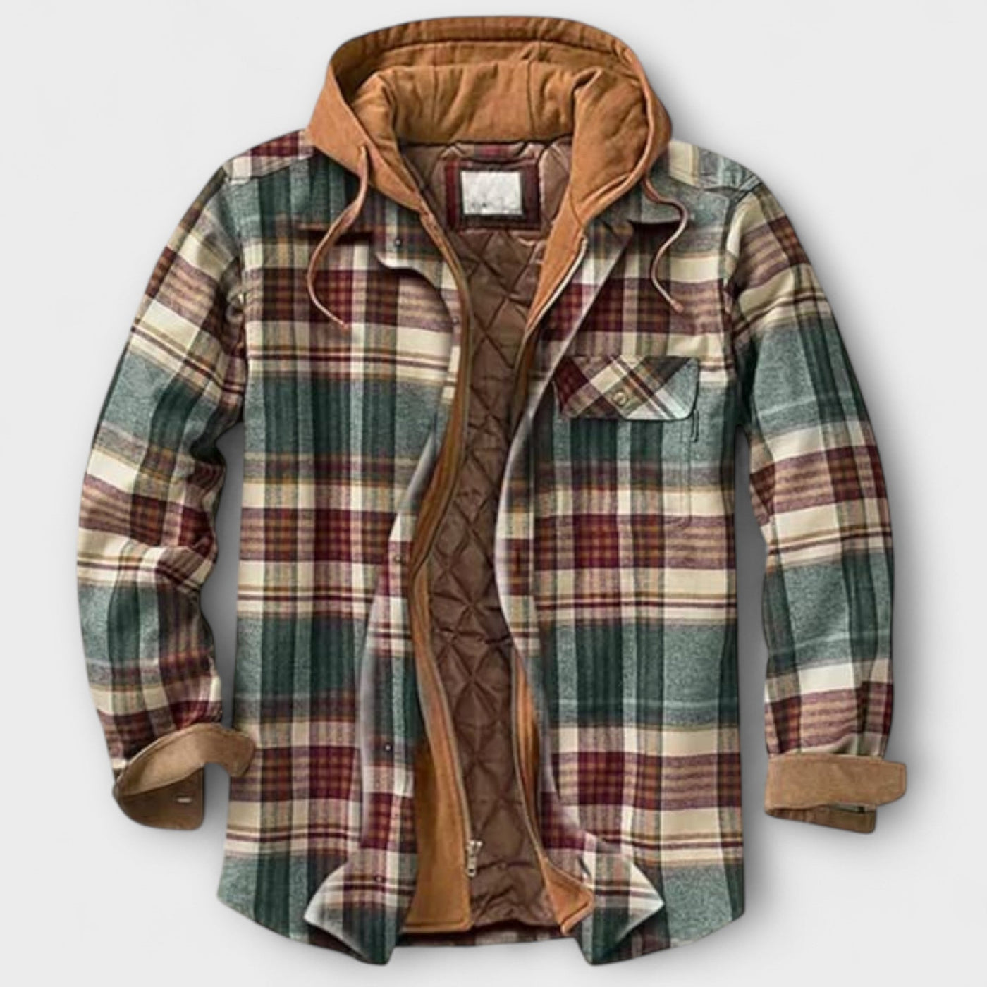 Karierte Jacke