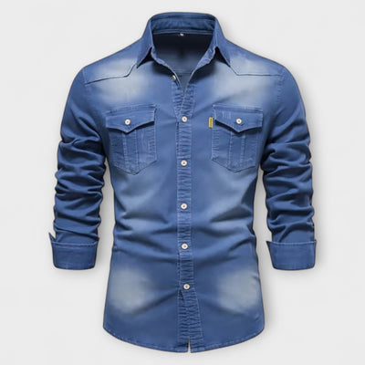 Slim Fit Denim Hemd