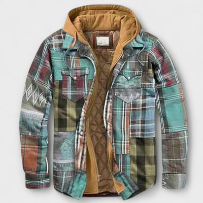 Karierte Jacke