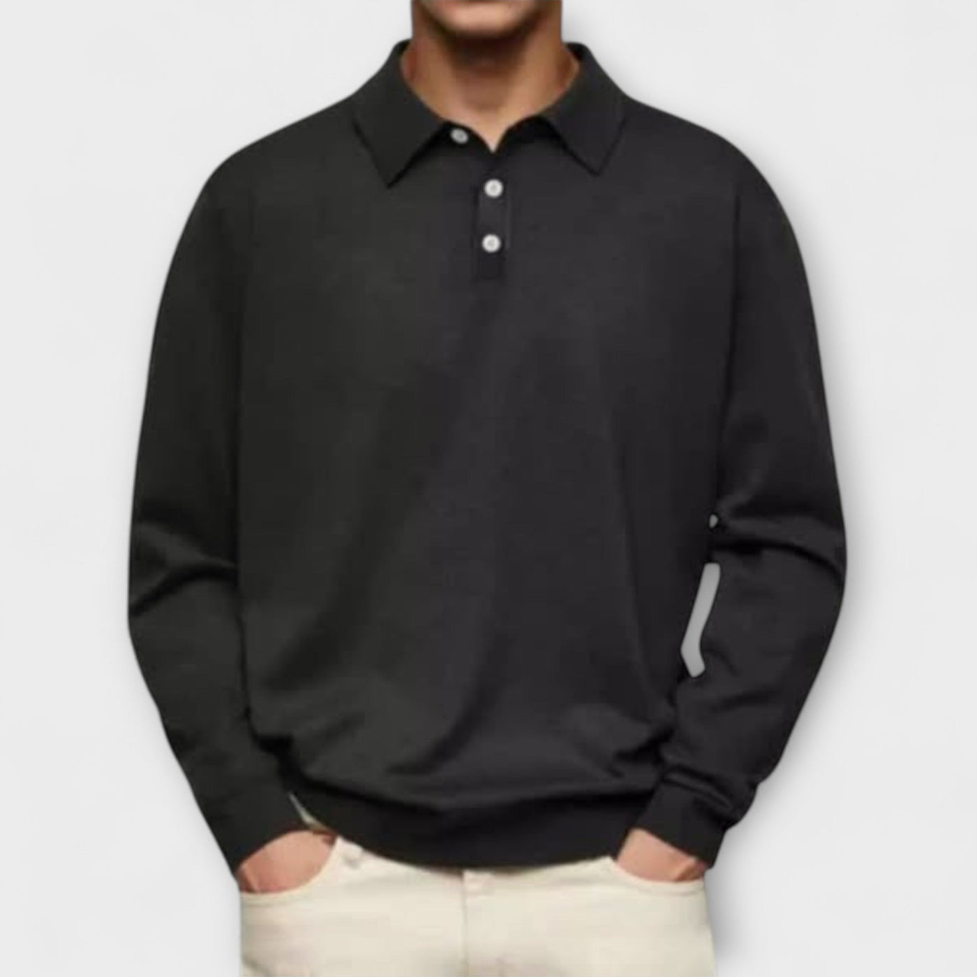 Polo mit langen Ärmeln