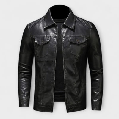Handgefertigte Lederjacke