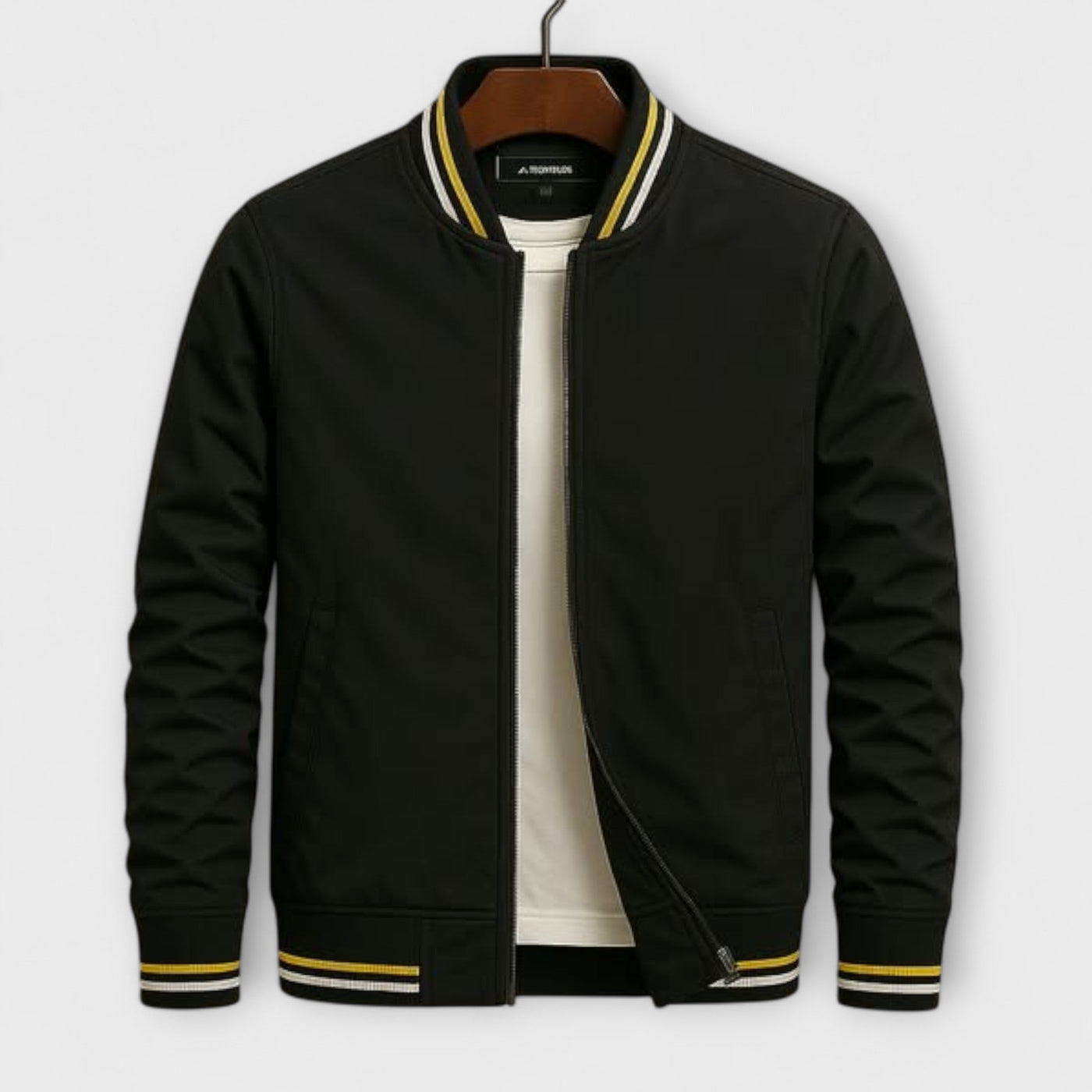 Bomberjacke mit Streifen