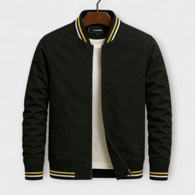 Bomberjacke mit Streifen