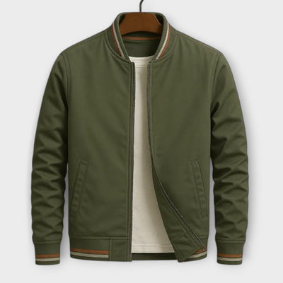 Bomberjacke mit Streifen
