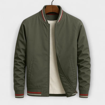 Bomberjacke mit Streifen