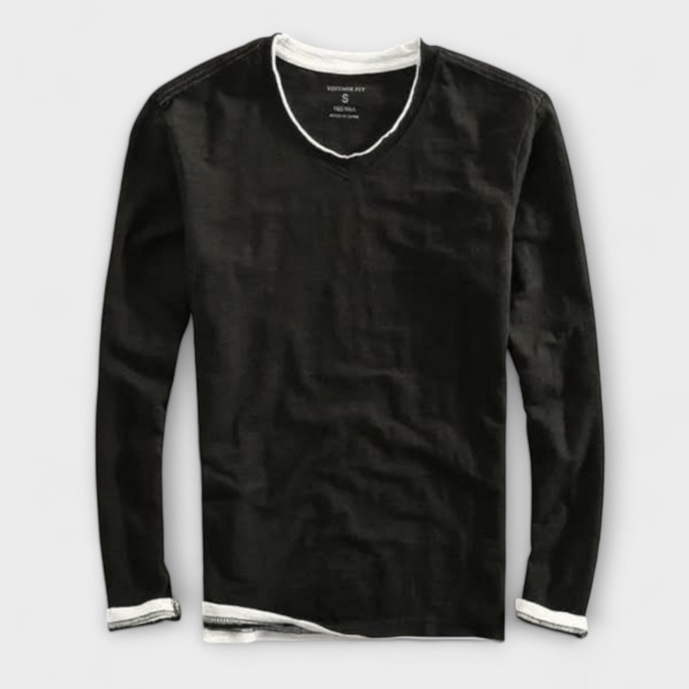 Langarm-T-Shirt aus Baumwolle