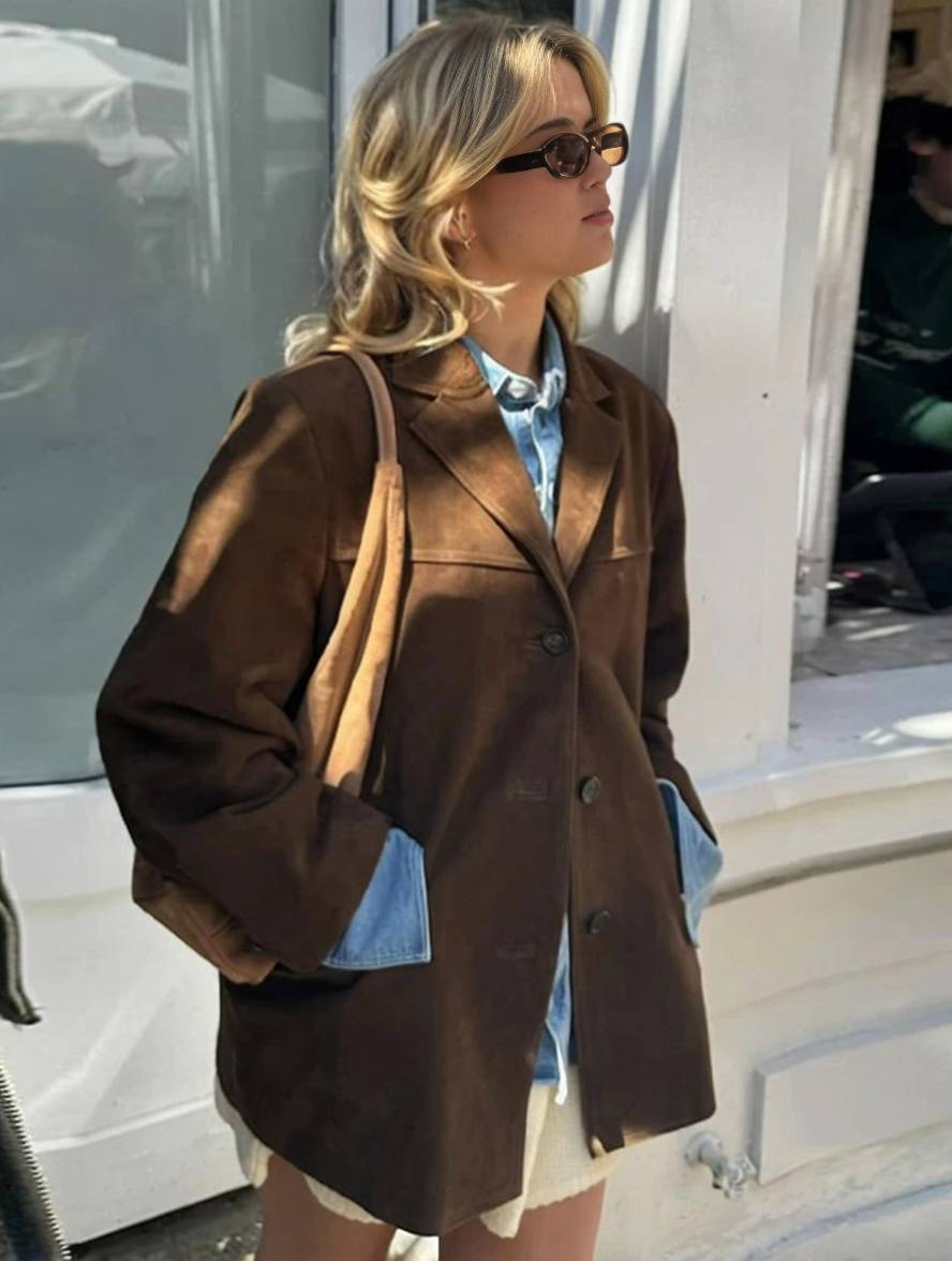 FIORA - Wildleder Blazer