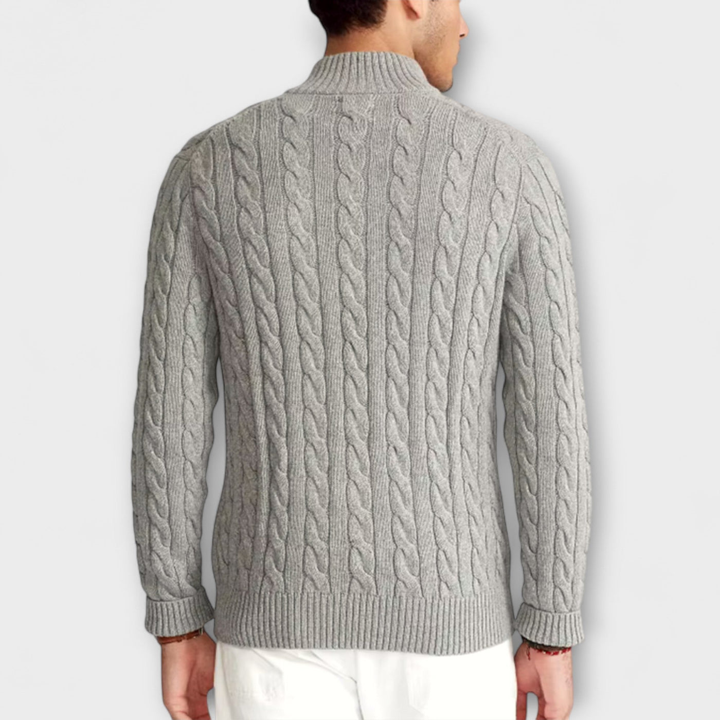 Eleganter Pulli mit Halbzipper