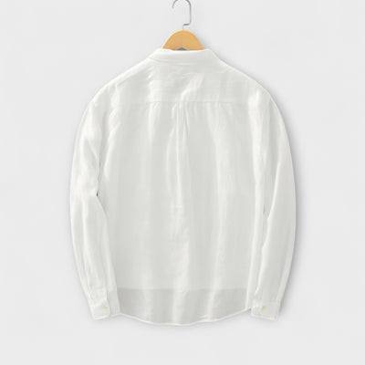 Leinen Popover Hemd