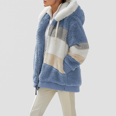 Isabella™ Damen Winterjacke mit Kapuze und Reißverschluss
