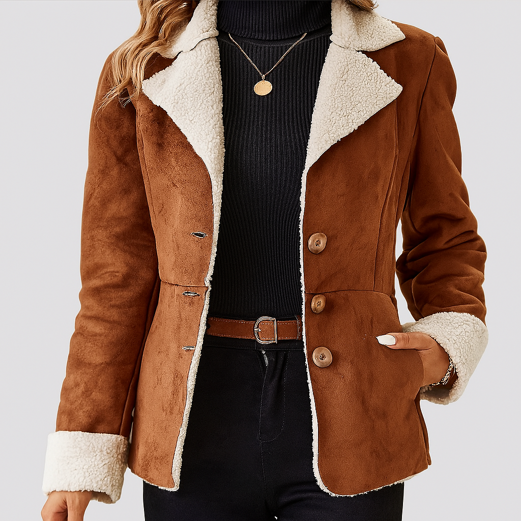 Isabella™ Damenjacke aus Kunstpelz