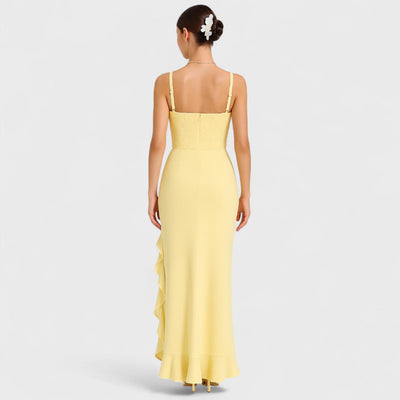 Bella - Corsagenkleid aus Satin mit Volants