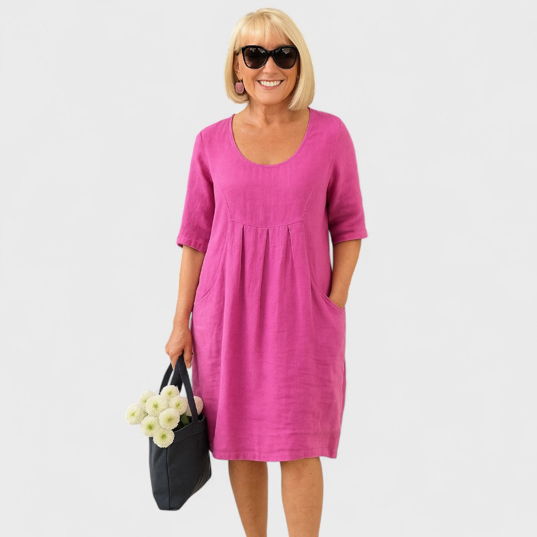 Marley - Lässiges Leinenkleid für den Alltag